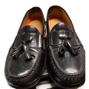 Cole‎ Haan Pinch Tassel Loafer Black Size 9.5M  Dress Shoes Excellent Condition